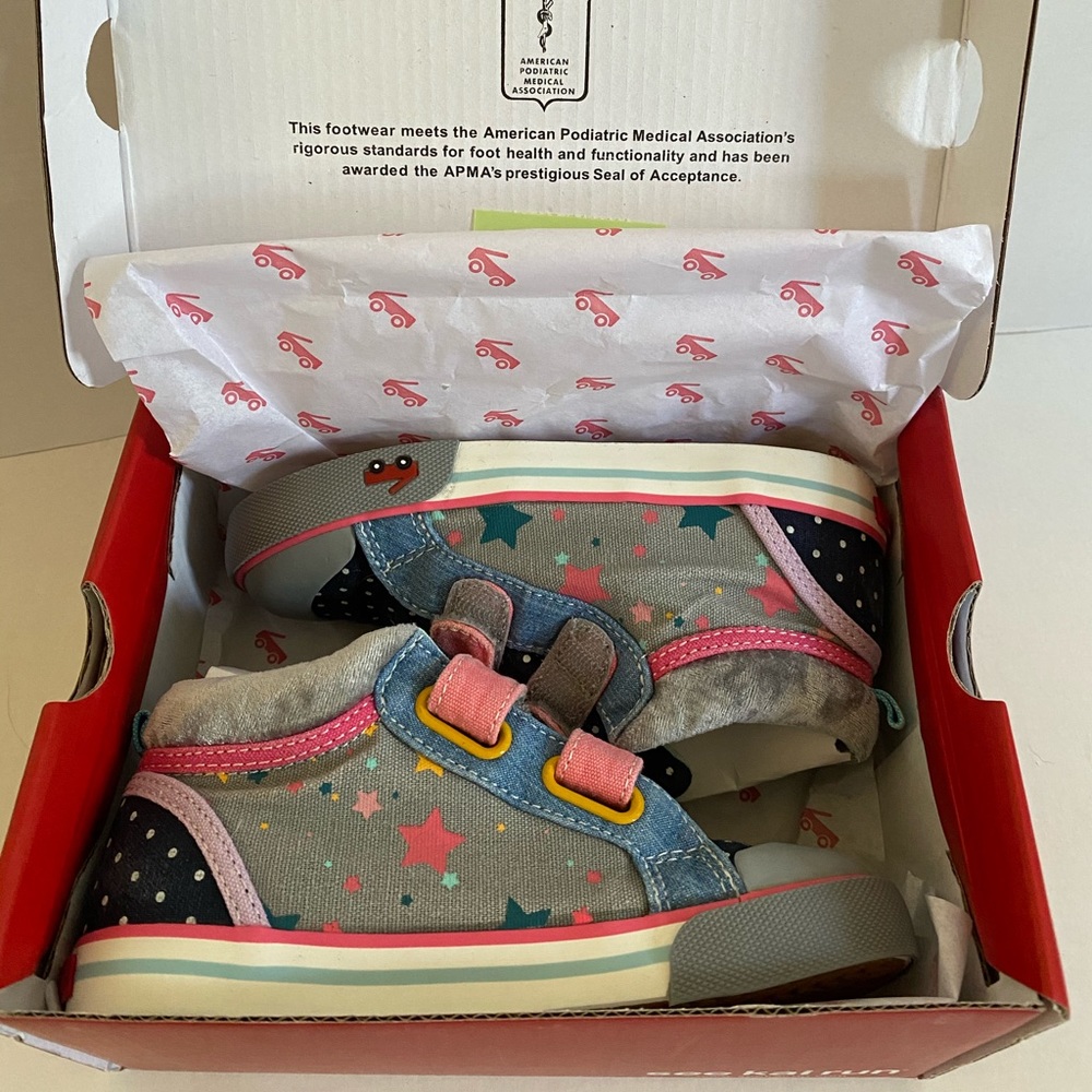 See Kai Run High-top Sneakers, Kya Stars Size 11T